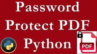 Encrypt/Decrypt files, Password Protect PDF in Python