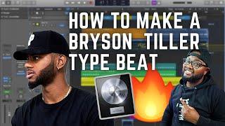 how you can make a simple bryson tiller beat in logic pro