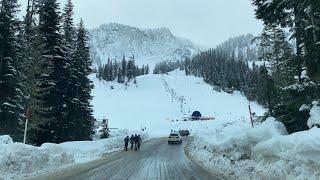 January 11, 2025 отдых с семьей на снегу Snoqualmie Pass Washington