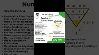 Predictive Numerology Course #numerology #numerology2024 #viral #shorts #shortvideo  #viral