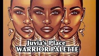 NEW JUVIA'S PLACE WARRIOR EYESHADOW PALETTE | REVIEW & TUTORIAL | Fumi Desalu-vold