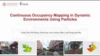 Continuous Occupancy Mapping in Dynamic Environments Using Particles