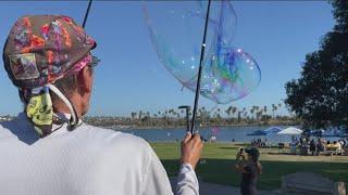 San Diego's 'Bubble Man' ticketed for liquid littering