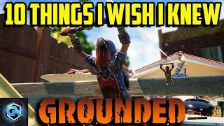 10 Grounded Tips I Wish I Knew Before I Started Playing! Grounded Survival Guide!