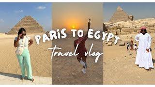 Paris to Egypt Travel Vlog