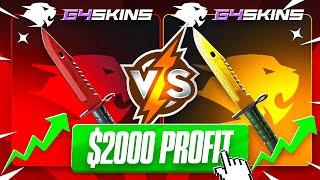 I WON $4000 EXPENSIVE KNIVES ON G4SKINS ! G4SKINS 2024 ! PROMO CODE 2024 ! G4SKINS PROMO CODE 2024 !