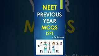 NEET Previous Year MCQs (Short 27) || NEET 2019 MCQs Practice || NEET 2024 #neetbiology #neetmcqs