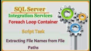 SSIS - Extracting File Names from File Paths