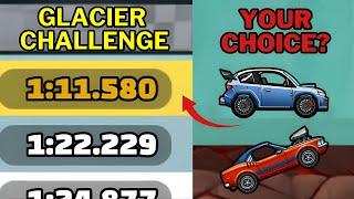 Hard to Control the Car in Today's Community Showcase "Glacier Challenge"