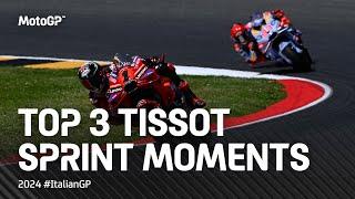 Top 3 #TissotSprint Moments!  | 2024 #ItalianGP