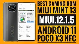 Miui Mint 13 12.1.5 Android 11 Poco X3 NFC Best Performance