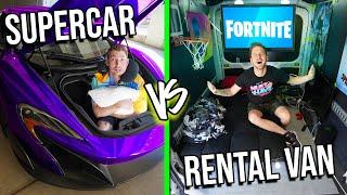 CAR SLEEPOVER BUDGET CHALLENGE!