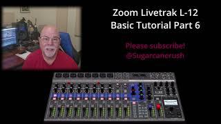 Zoom L12 Simple Tutorial Part 6 - Audio interface to computer and Cakewalk recording software.