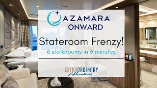 Azamara Onward Multiple Category Stateroom Tour