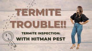 THE TERMITE INSPECTION PROCESS --- SPOILER ALERT: WE FOUND TERMITES!!