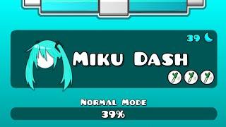 MIKU DASH (All Levels 1~11 / All Coins) | Geometry Dash Hatsune Miku