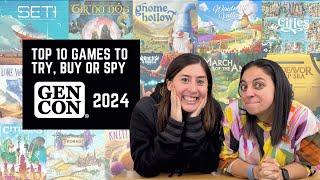 Top 10 Games to *Buy, Try or Spy* at GenCon 2024 | Most Anticipated