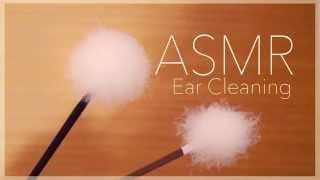 [ASMR] 両耳同時に梵天(耳かき)をする Both Ear Cleaning#1 [声なし-No Talking]