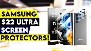Top 7 Best Samsung S22 Ultra Screen Protectors 2022!