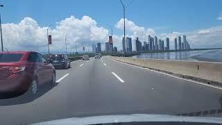 Trayecto desde Vía España hasta Costa del Este (Panamá) (Video 4K)