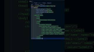 Building a Simple Form Web Application with Flask in python