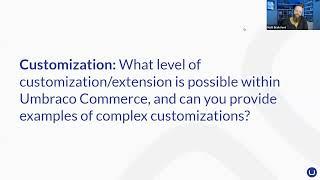 Umbraco Commerce Technical deep dive Webinar