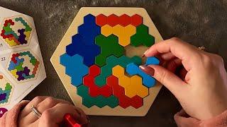 ASMR - Wooden Puzzle and Clicky Whispers