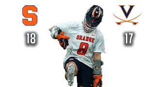 #4 Virginia vs #6 Syracuse Lacrosse Highlights | 2024 College Lacrosse | BTB Lax