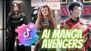 Avengers AI MANGA Filter Version: TikTok #tiktok