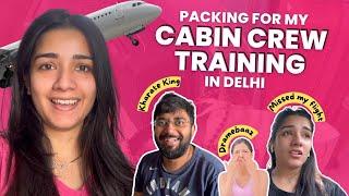 Packing for My Cabin Crew Training in Delhi | Akancha Sharma