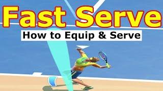 Tennis Clash Tricks & Tips "Fast Serve" #tennisforbeginners