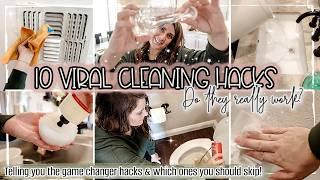 10 VIRAL TikTok Cleaning Hacks! Ultimate Cleaning Motivation 2025