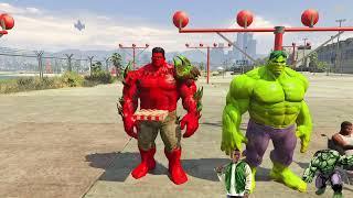 FROM WEAKEST wheelchair HUMAN TO STRONGEST HULK IN GTA5! HsayOP