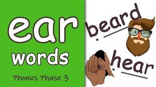 ear Words | Phase 3 Phonics | Trigraph