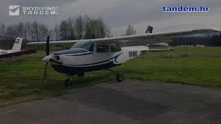 Cessna-210, 9A-MMM - Skydiving tandem jump