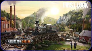 Build Railroads and Drive Trains - Railroads Online 1.0 FIRST LOOK