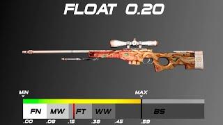 CSGO AWP | Desert Hydra - Skin wear/float