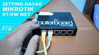 Tutorial Konfigurasi Mikrotik RB450Gx4 untuk Server RT-RW NET | Ether Mirip RB750Gr3