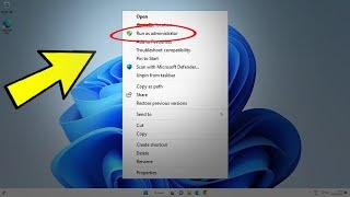 Fix Run As Administrator Not Working in Windows 11 | How To Solve Can't run as administrator ️️