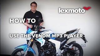 Lexmoto: How to use the MP3 Player on a Venom 125