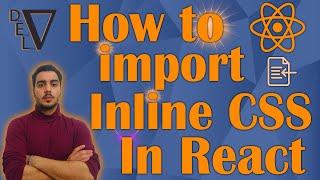How to import Inline CSS in React JS , Developing , React Js for beginners , React , JS , CSS ️