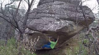 Hillary Step V9 (Flash) - Grampians Bouldering, Australia