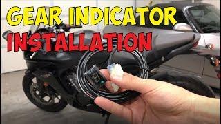 Motorcycle Gear Indicator Installation Honda CBR650F
