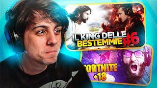 REAGISCO PER LA PRIMA VOLTA AI FORTNITE + 18 E AL KING DELLE BESTEMMIE!!!