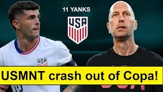 Berhalter's USMNT crash out of Copa America 2024