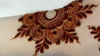 simple unique very beautiful mehndi design || attractive mehndi art || dulhan design || goll tikki