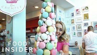 Colorful Macaron Tower Can Feed Over 10 People