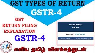 GSTR 4 FILE RETURN IN TAMIL / COMPOSITION DEALER FILE RETURN (கலவை திட்டம்) தமிழ்