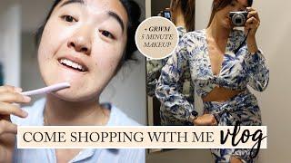 GRWM + Come Shopping With Me