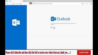 How to fixe Problem Expire Password on Outlook